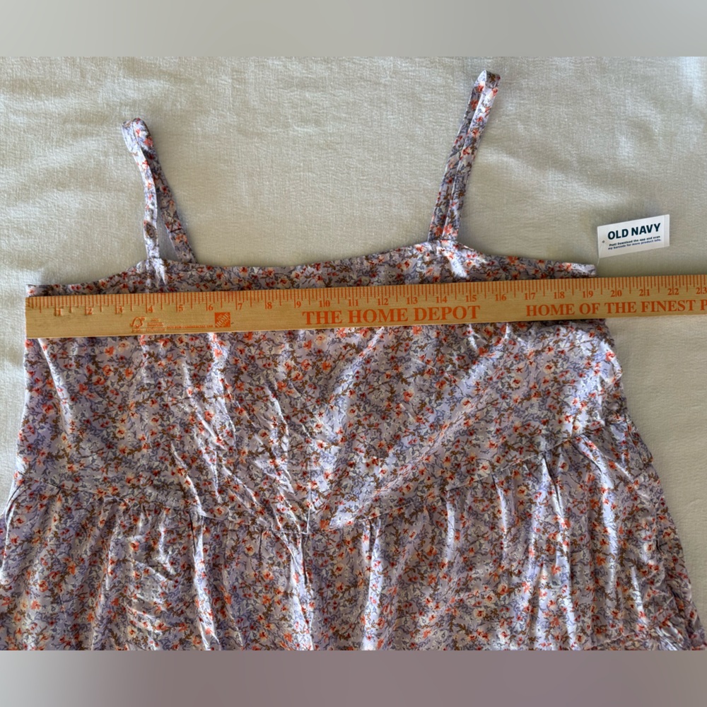 Old Navy Floral Mini Dress Women’s XL NWT Lightweight Summer Dress - Picture 5 of 8